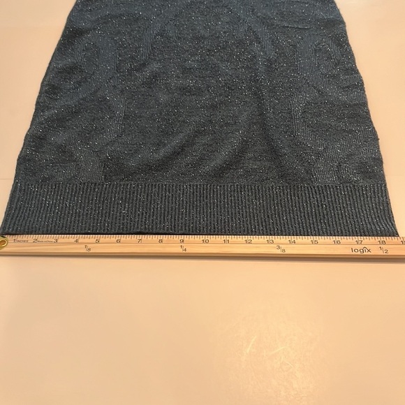Simply Vera Vera Wang Shimmering Blue Sweater Dress Size M - Picture 9 of 10